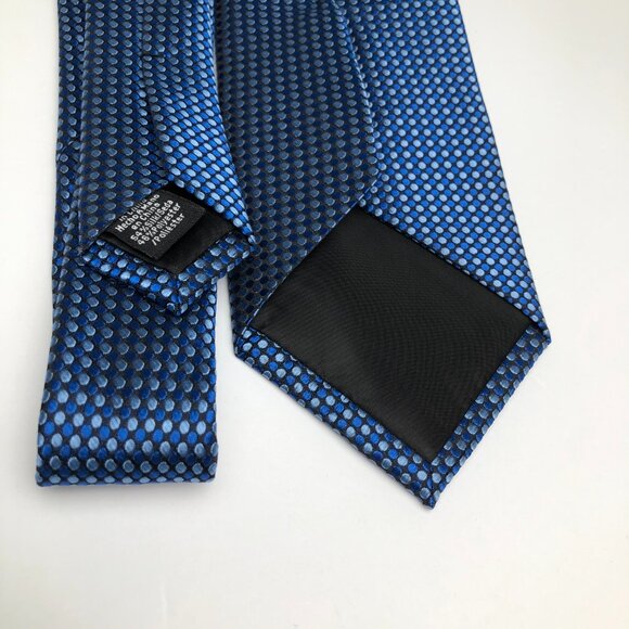 Croft & Barrow Blue 100% Polyester Men’s Necktie - Picture 4 of 5
